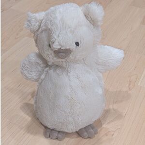 Jellycat Bashful Owl Plush Small Cream Stuffed Animal Jelly Cat 9” Snowy